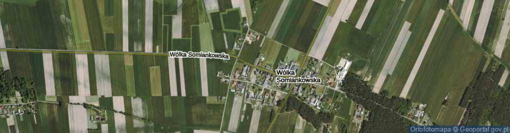 Zdjęcie satelitarne Wólka Somiankowska ul.
